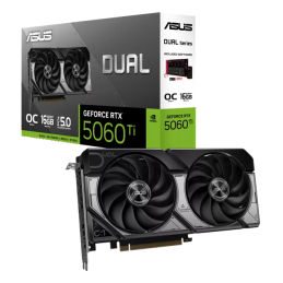 Tarjeta de Video Asus Dual GeForce RTX 5060 Ti 16GB GDDR7 OC Edition