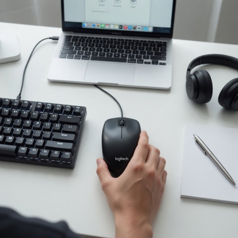 Mouse Logitech Usb 910-004053  M90