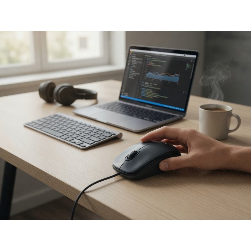 Mouse negro Logitech Optico M100 910-001601