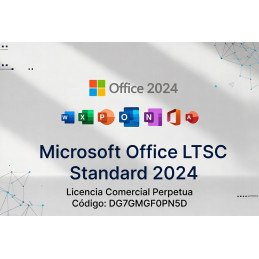 Licencia de Microsoft Office LTSC Standard 2024 Comercial Perpetuo DG7GMGF0PN5D