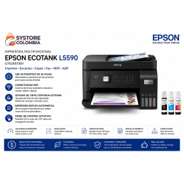 Impresora Multifuncional Epson Ecotank L5590 Adf Wifi C11CK57301