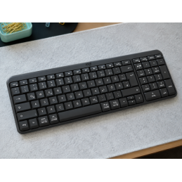 Teclado Negro Logitech Bluetooth  K250 Inalámbrico 920-013445