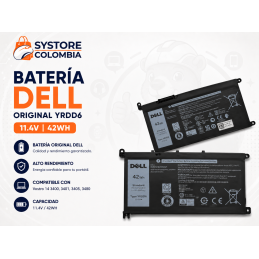 Bateria DELL Original YRDD6 11.4V 42WH Vostro 14 3400 3401 3405 3480