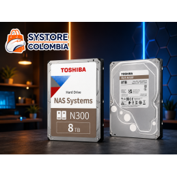Disco Duro 8tb Nas Toshiba N300 Sata3 7200rpm HDWG780XZSTA