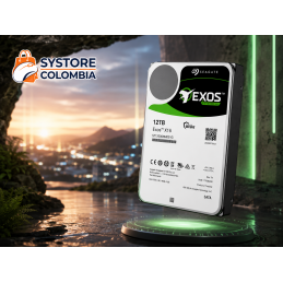 Disco Duro Servidor Sata 12tb Seagate Exos X16 7200 RPM 256MB ST12000NM001G
