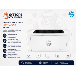 Impresora Láser Hp 1111w Wifi 7MD68A