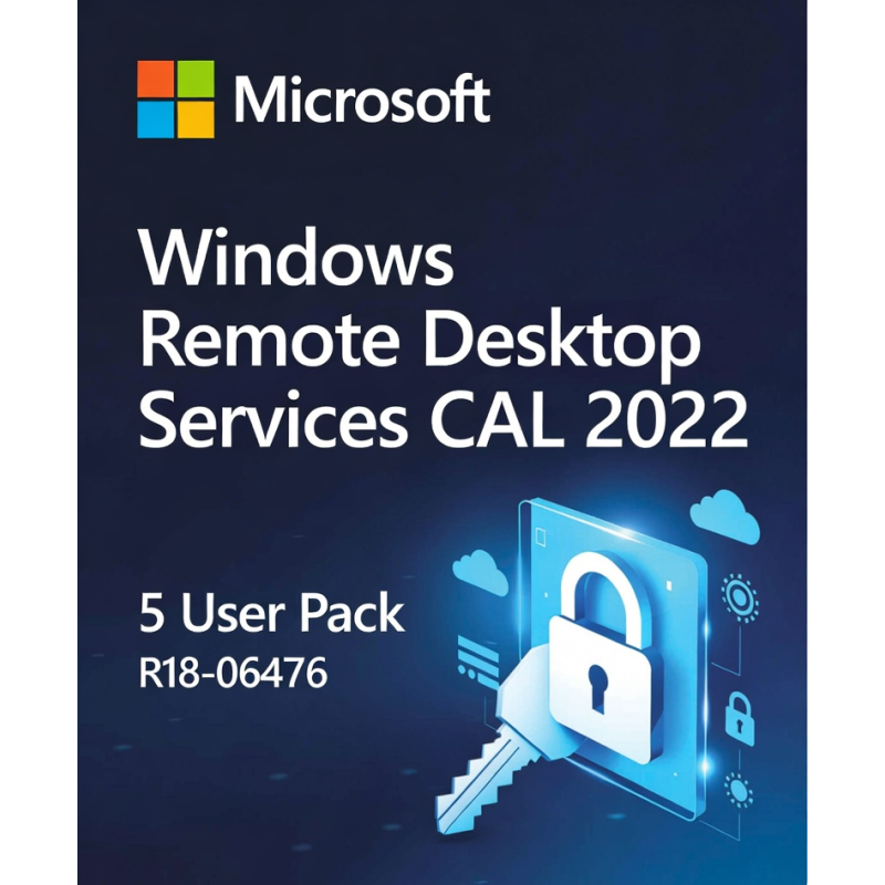 Windows Remote Desktop Services CAL 2022 Pack 5-Usr R18-06476