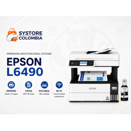 Impresora Multifuncional Epson Ecotank L6490 Adf Wifi Duplex C11CJ88301