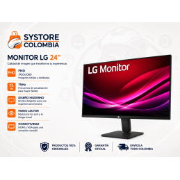 Monitor LG 24" IPS FullHD 120Hz Hdmi Y Vga 24U411A-B