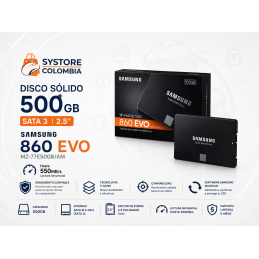 Disco Solido 500gb Samsung 860 EVO Sata3 MZ-77E500B/AM