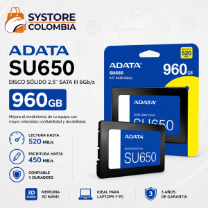 Disco Solido 960gb Adata Su630 Sata3 ASU630SS-960GQ-R