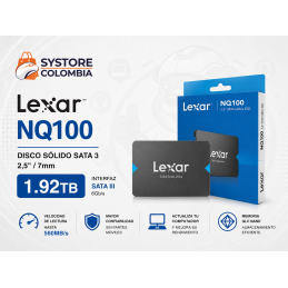 Disco Solido 1.92TB Lexar NQ100 Sata3 2,5" QLC NAND LNQ100X1920