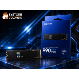 Disco Solido M.2 1Tb Samsung 990 evo Plus Nvme Pcie Gen 4x4.0 MZ-V9S1T0B/AM Systore Colombia