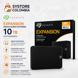 Disco Duro 10tb Externo Seagate Expansion Usb 3.0 STKP10000400 Systore Colombia