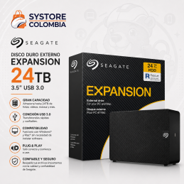Disco Duro Externo 24TB Seagate Expansion 3.5" Usb 3.0"  STKP24000400