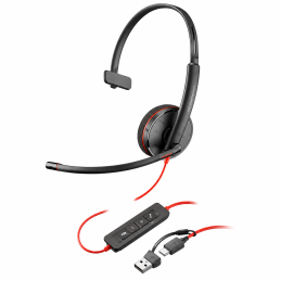 Diadema Poly Blackwire Monoaural Usb C3210 8X214A6 SYSTORE COLOMBIA