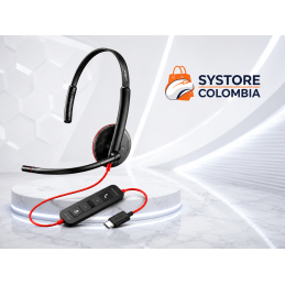 Diadema Poly Blackwire Monoaural Usb C3210 8X214A6 SYSTORE COLOMBIA