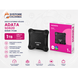 Disco Externo Solido 1TB Adata Antigolpes SD620 SD620-1TCBK