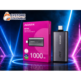 Disco Solido Externo 1TB Adata SC750 Usb C  SC750-1000G-CCBK