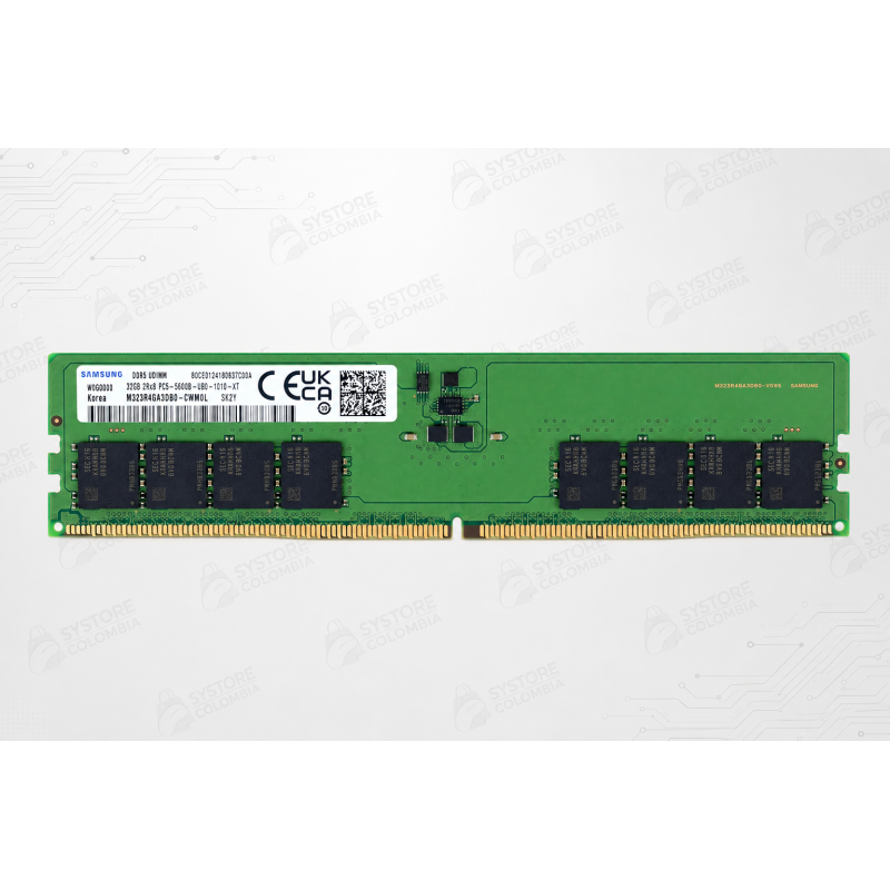 Memoria Ram Samsung 32gb Ddr5 ECC PC5 5600mhz Unbufered M324R4GA3DB0-CWMOD